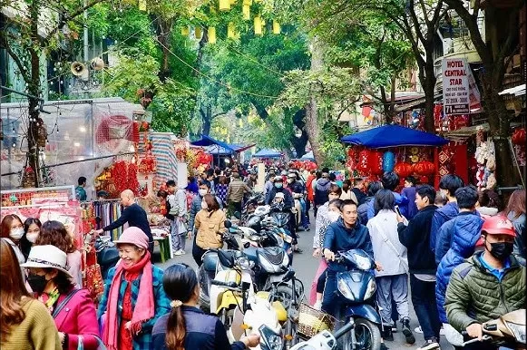 ハノイ市場行き方